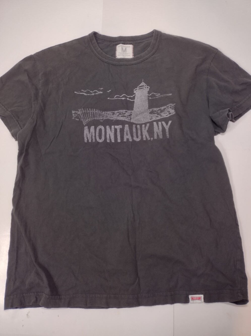 Tailgate Montauk, NY Graphic Short-Sleeve Tee - Charcoal Gray - Picture 10 of 10